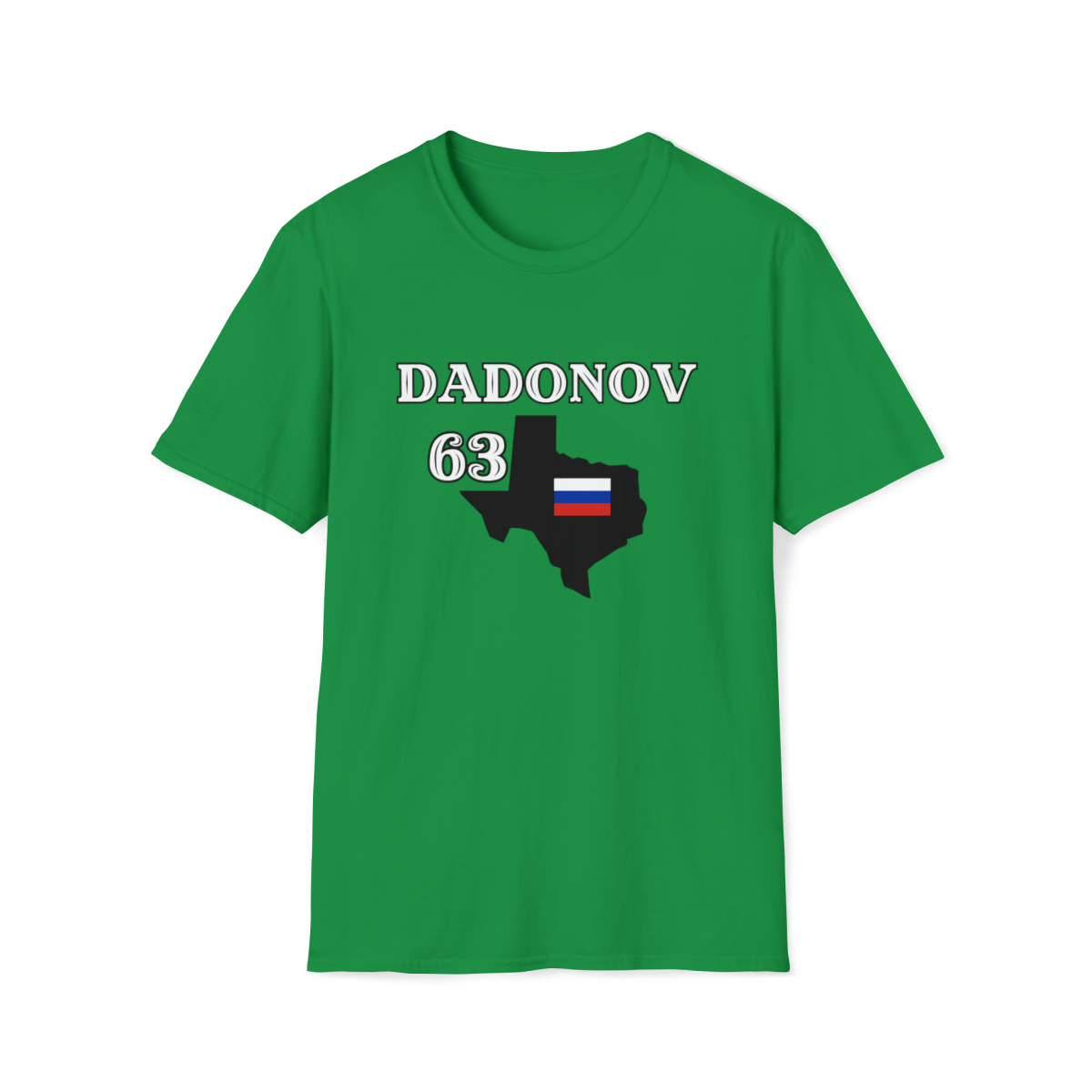 image of dadonov tribute hockey shirt in green